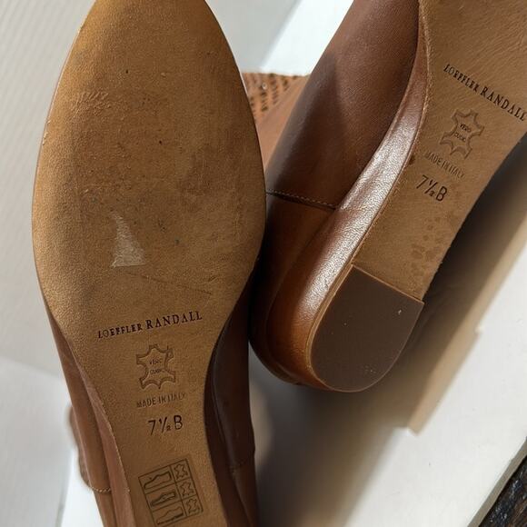 Loeffler Randall leather boots sz 7.5 - Picture 8 of 9